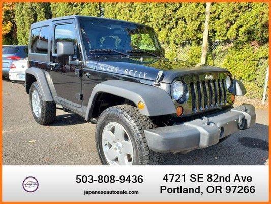 2011 Jeep Wrangler For Sale