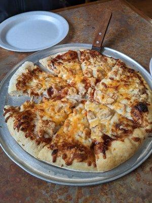 BBQ Chicken medium pizza