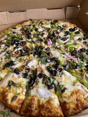 Curry Veggie Pizza