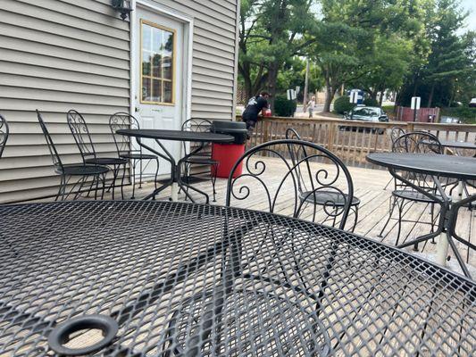 Outdoor seating