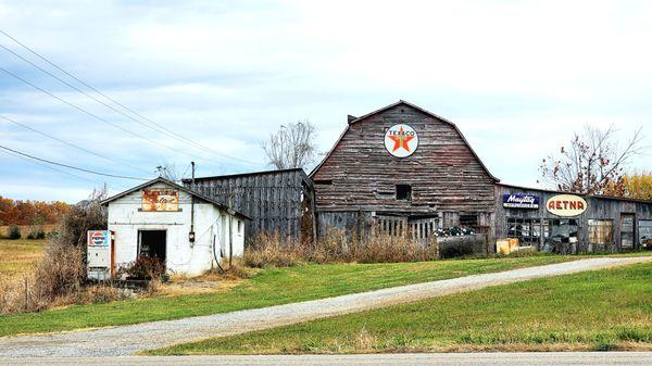 Cool scenery driving through Sevierville.