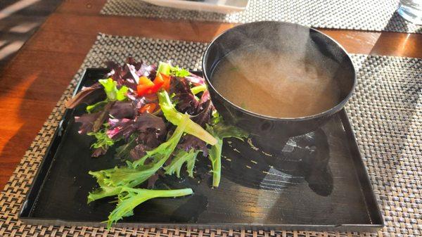 Miso soup w/salad