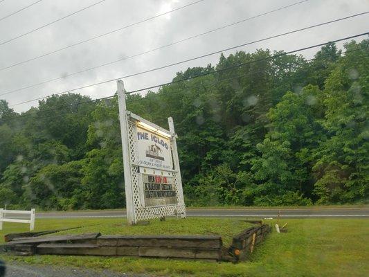 Their sign out front. Not as impressive as the other location.