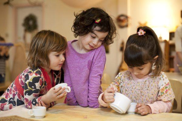 There's lots of room for make believe tea in our Marigold and Buttercup preschool.