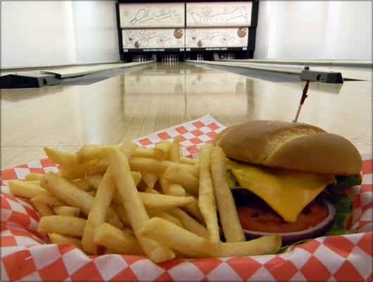 The Wink Burger and Fries