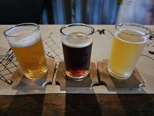 Flight of beers