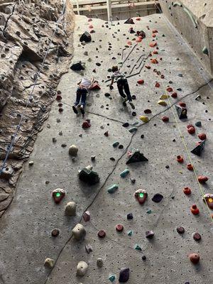 Rock climbing walls