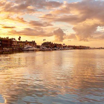 Captivating Sunset on the vintage yacht, Journey