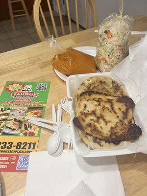 Pupusas with Pork and Cheese