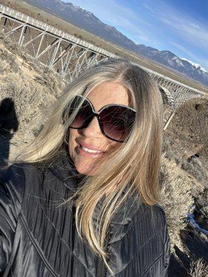 Smiling again thanks to Taos Dental at the Rio Grande Gorge Bridge