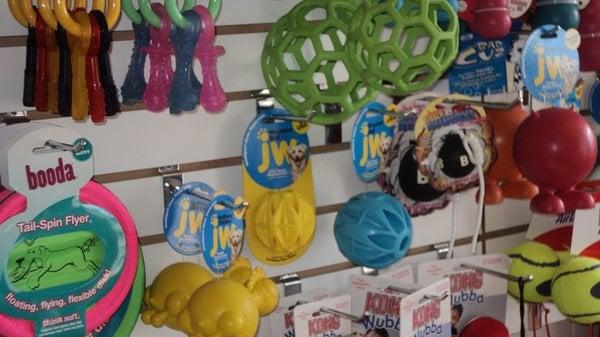 Large variety of pet accessories.