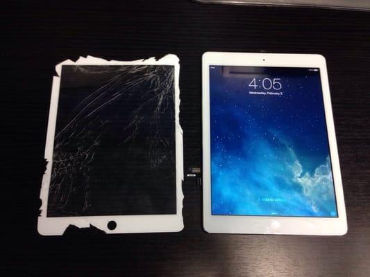 iPad Air, hot off the press.