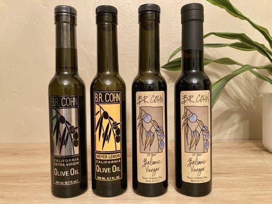 Our first shipment as members of the Gourmet Olive Oil & Vinegar Club!