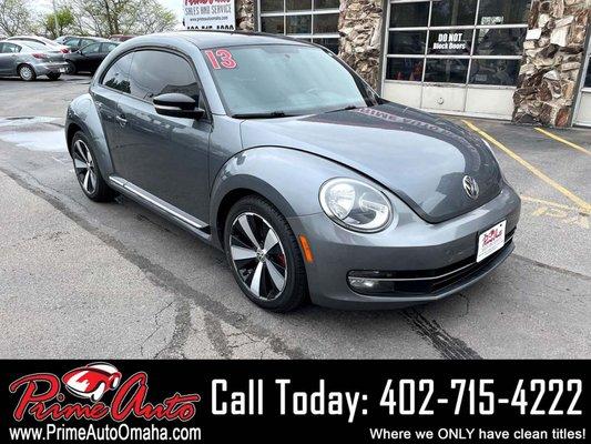 2013 Volkswagen Beetle

https://primeautoomaha.com/listings/2013-volkswagen-beetle/