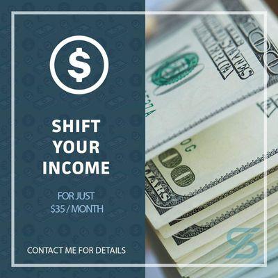 Income Shifting empowers us to overcome high taxes by shifting dollars from taxes back to us & turning those into positive cashflow.