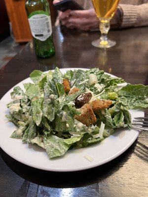 Caesar salad was excellent (now and upcharge item)