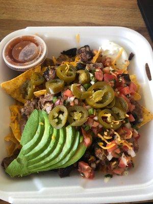 Brisket nachos