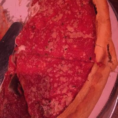 Chicago style pizza