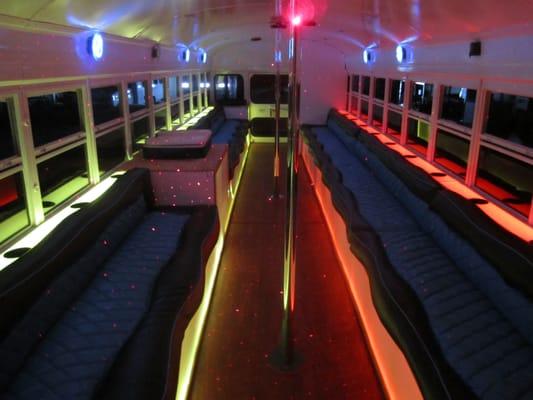 White Knight Party Bus Limo. Call (651) 307-6619 or visit www.PartyBusMN.com