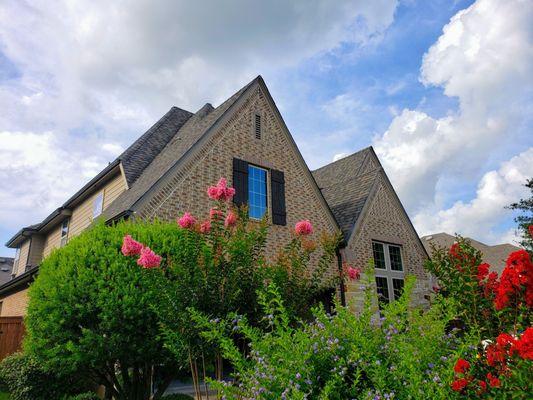 Awesome roof replacement and gutters