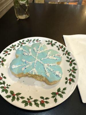 Holiday cut out sugar cookie