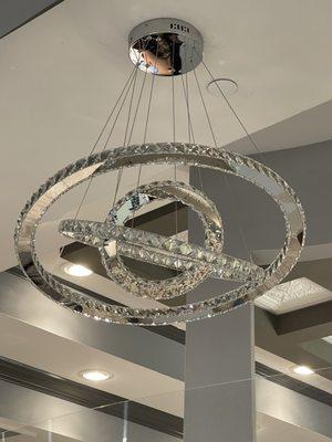 That chandelier is awesome!