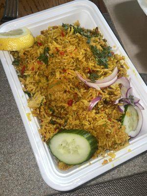 Chicken Biryani, $15