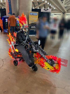 The Ghost Rider was so cool to see!! 10/24/21