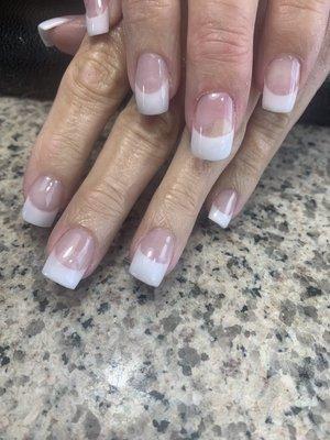 Brand new set of sculpted pink and whites