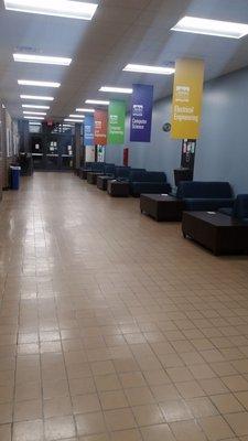 They replaced all of the tables with these couches since most EMS students are lazy. Genius! ;)