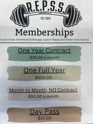 Membership options