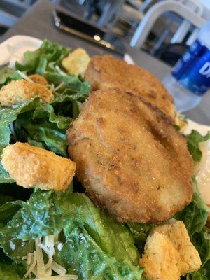 Crab cake salad