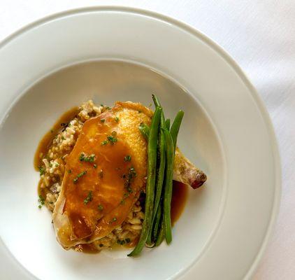 Breast of Hen with Risotto