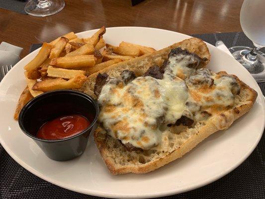 Pat La Frieda Filet Mignon Steak sandwich $27