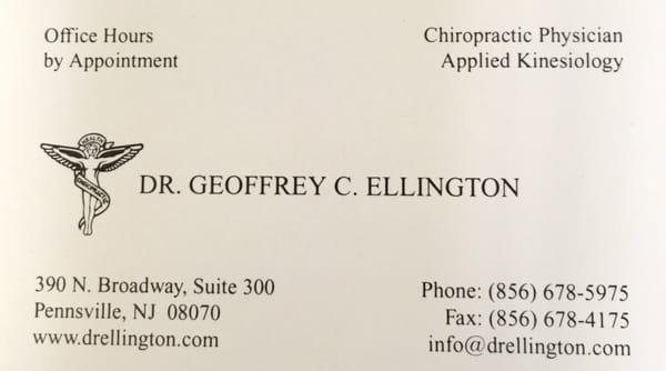 Dr Ellington, Chiropractor