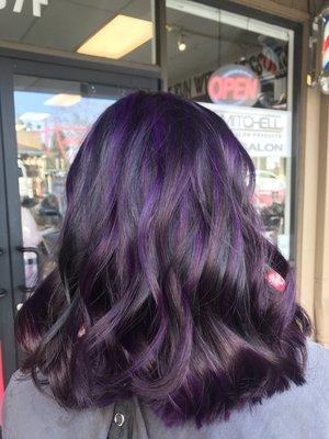 Purple hair by Edrose!