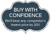 Buy with confidence.
We'll beat any competitor's lowest price by 20%.