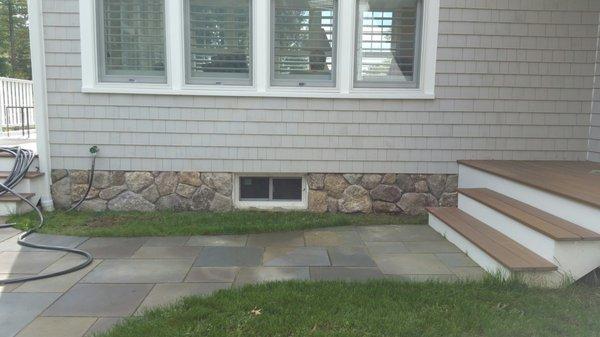 Stone Veneering, Duxbury, Massachusetts, Landscaping By J. Michael