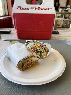 Breakfast burrito