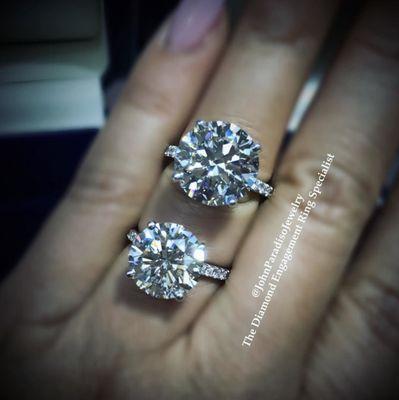 We specialize in diamond engagement rings and wedding bands.  Follow us on Instagram: John Paradiso Jewelry