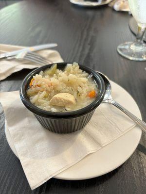 Chicken rice soup