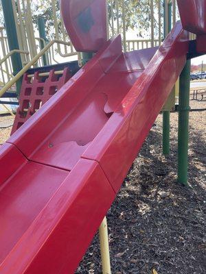 Broken slide