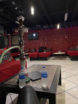 Blue mint hookah