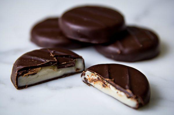 Peppermint Patties (vegan, gf, soy free, nut free)