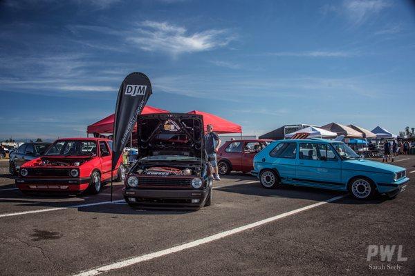 DJM Booth at the Pacific Waterland VW/Audi show.