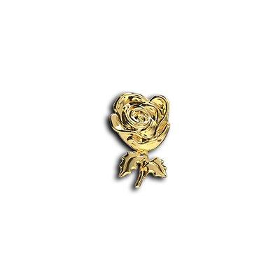 18k Yellow Gold Rose shape charm. Text us to book!