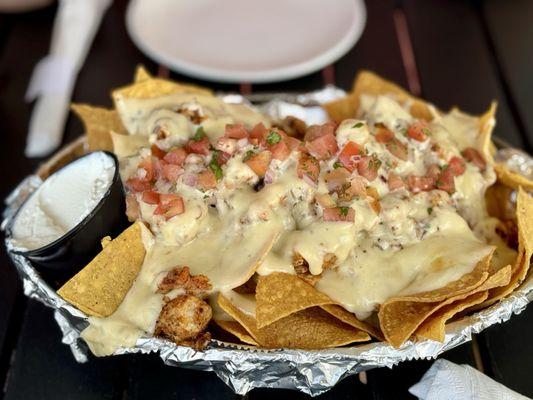 Seafood nacho's