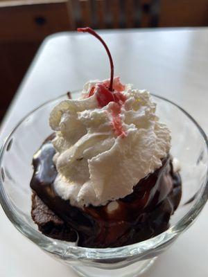 Homemade Brownie Sundae