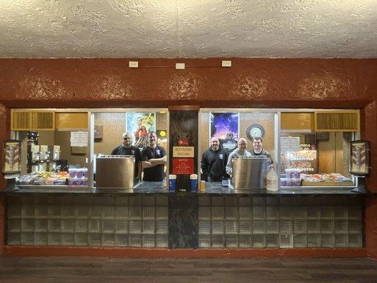 Concession Stand at The Liberty Theatre in Historic Downtown North Wilkesboro, NC