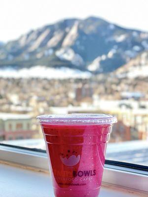 Smoothies are always great... even when it's cold out!